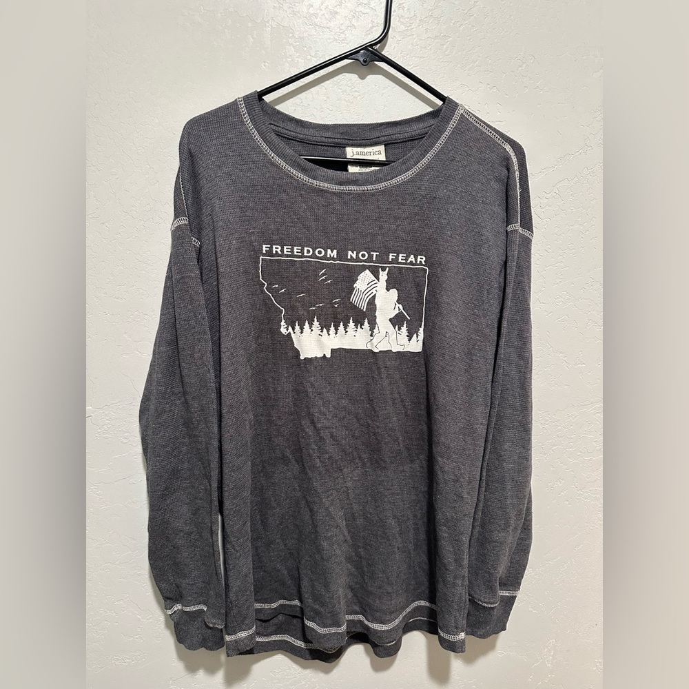 J. America Dark Gray Vintage Apparel